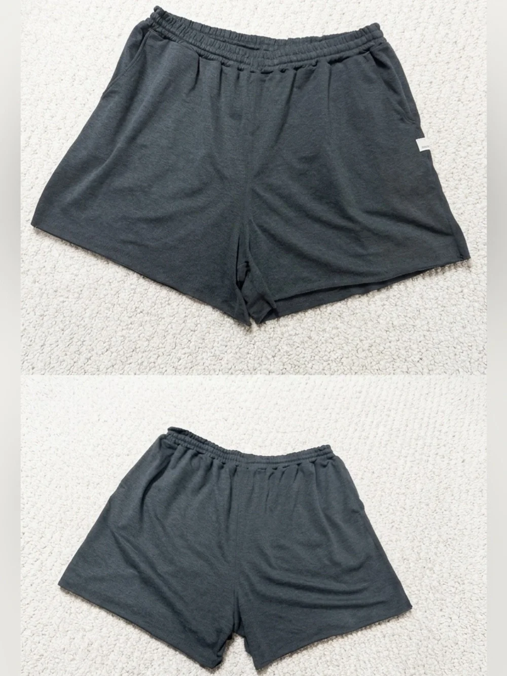 Vuori Women's Shorts Grey Charcoal Size Large L Like New No Size Tag